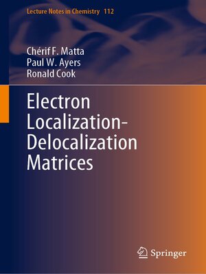 cover image of Electron Localization-Delocalization Matrices